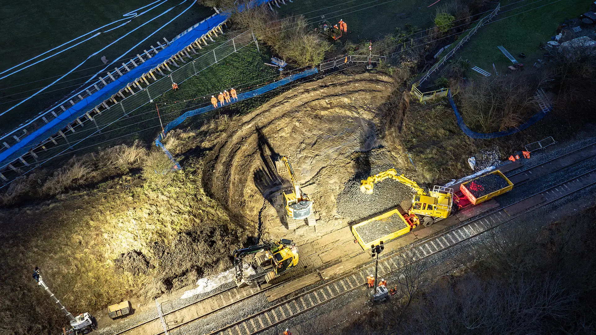 Emergency River Diversion and Temporary Bypass Channel Installation, Cumbria